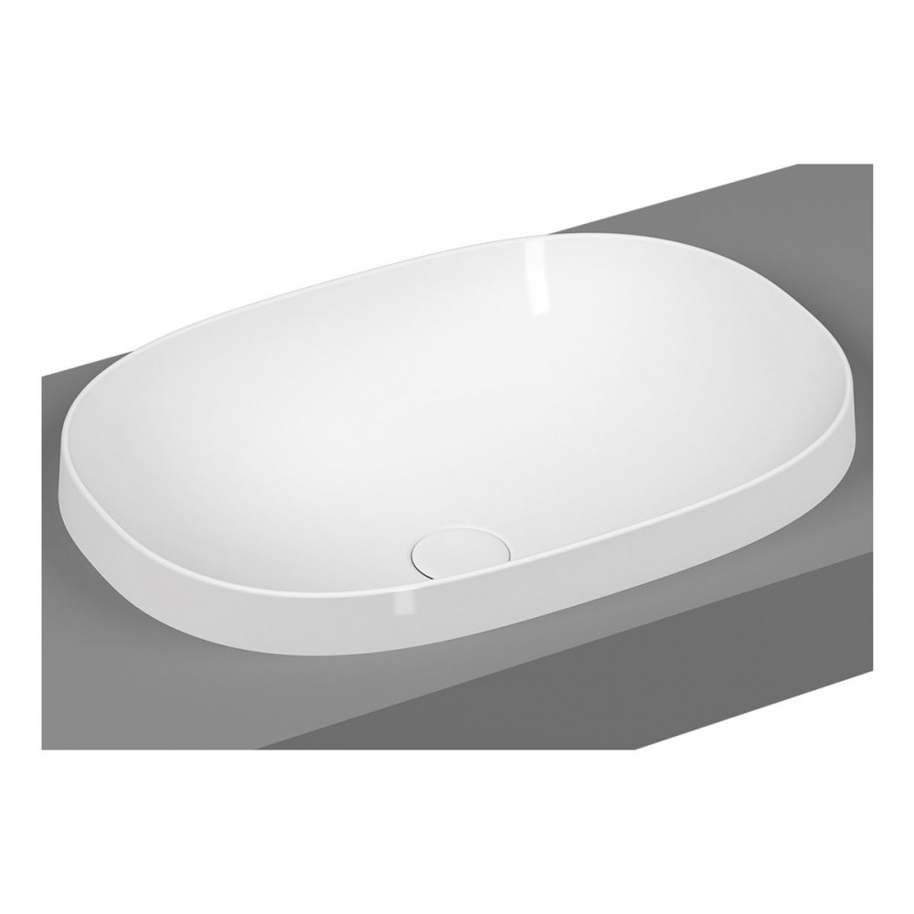 Vitra Tezgah üstü oval lavabo, 56 cm