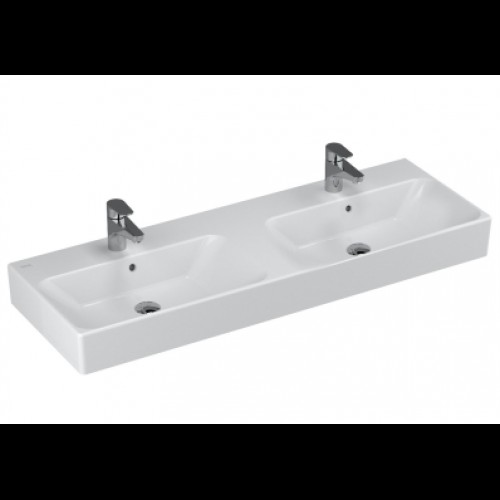 Vitra Çift gözlü çanak lavabo, 130 cm